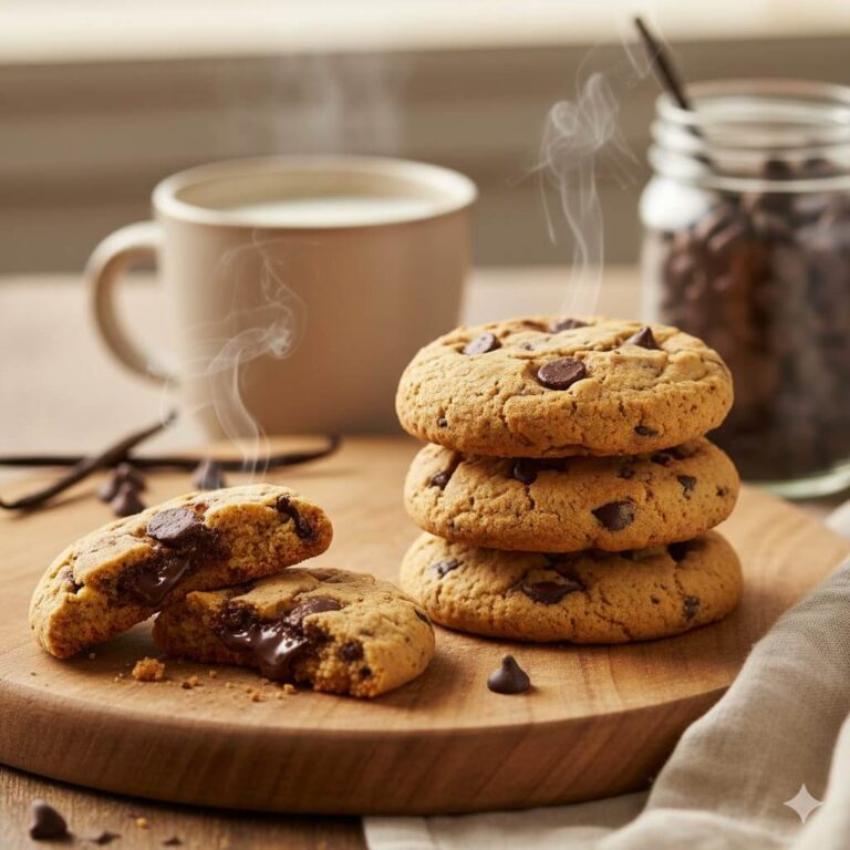 Galletas sin gluten con chispas de chocolate